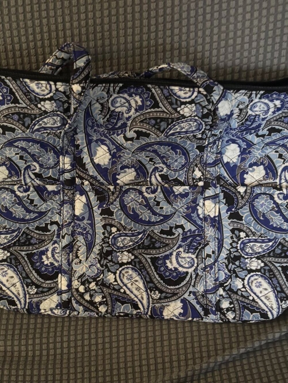 Vera Bradley Blue & White Paisley Tote